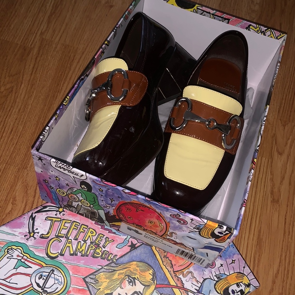 Jeffrey Campbell Student Shoes Loafers size 7.5